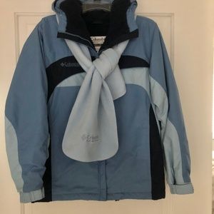 Columbia ski, snow jacket size S with Columbia scarf